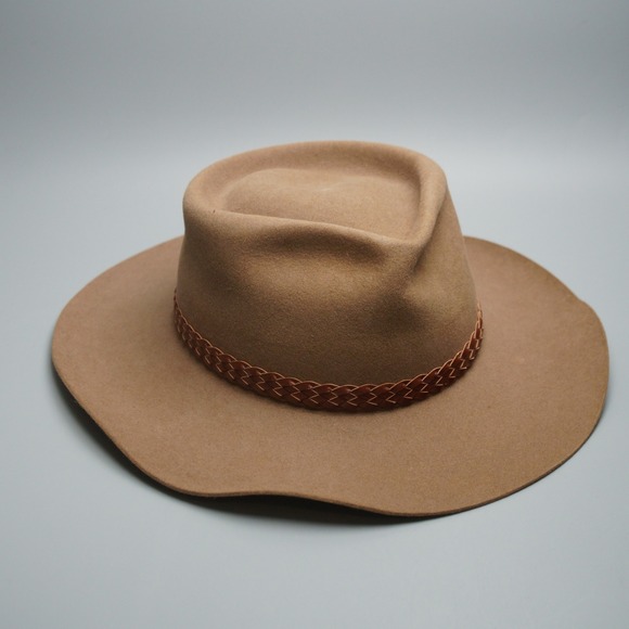 Akubra Other - Akubra Imperial Quality Pure Fur Felt Hat Brown Made in Australia Size 60